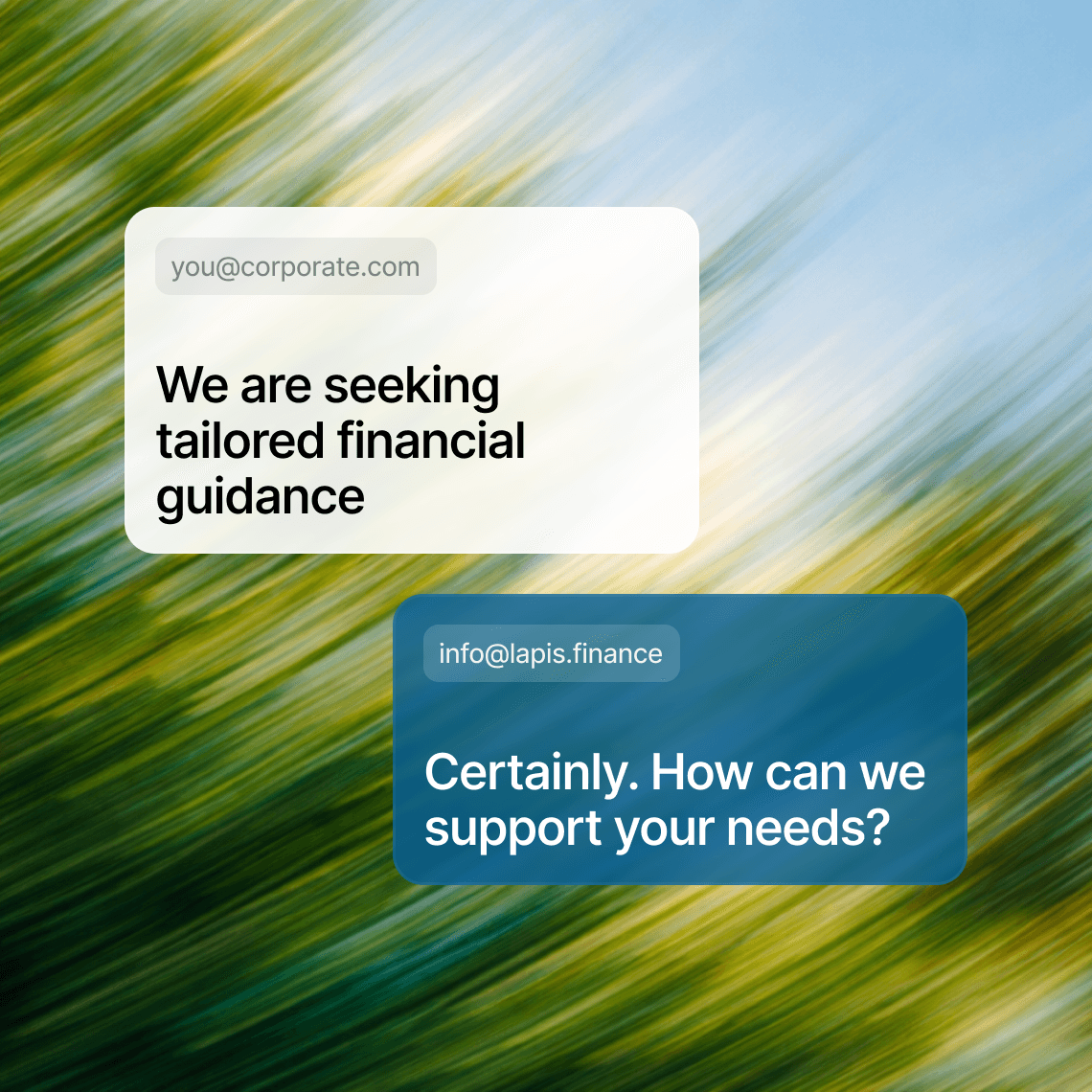 Advisory for institutional clients